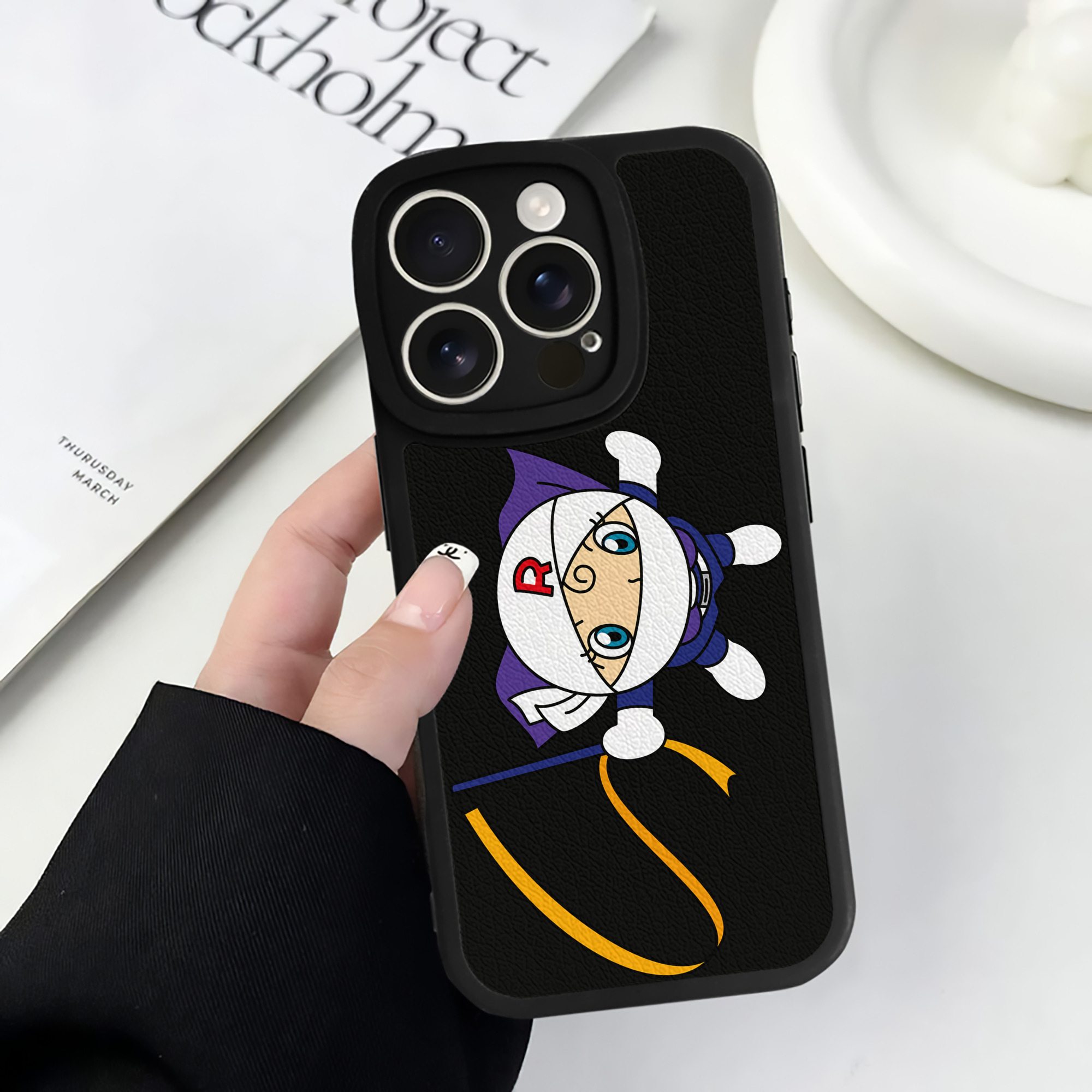 （画像用） アンパンマン Anpanman 【iPhone 16シリーズ対応】シリコンスマホケース（レザー調） 材質：シリコン